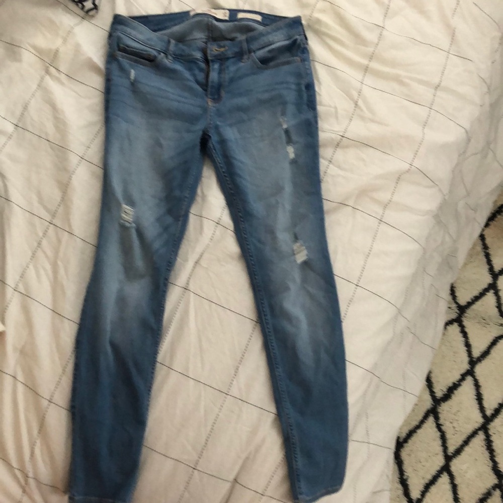Hollister low rise super skinny jeans